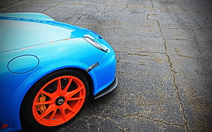 blue vehicle, Porsche, Porsche 911 GT3 RS, car, blue cars