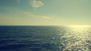 body of water, filter, nature, sea, horizon