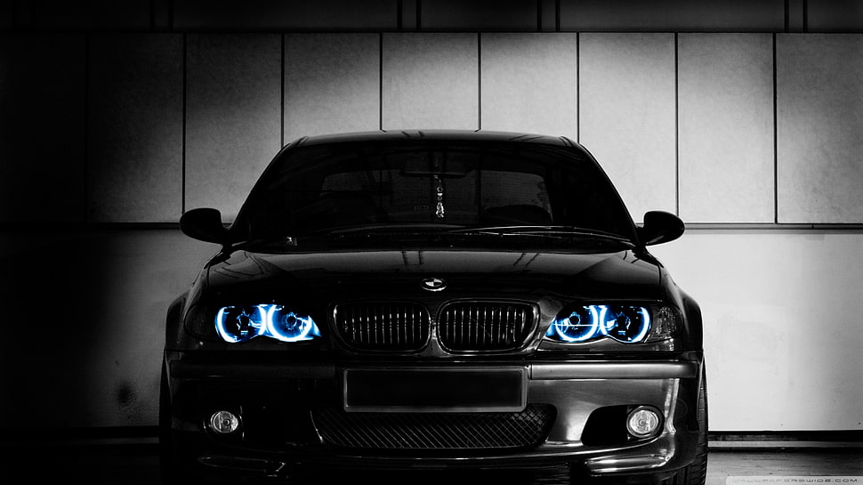 black car HD wallpaper