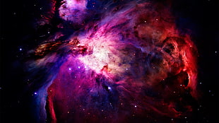space, nebula, space art, colorful