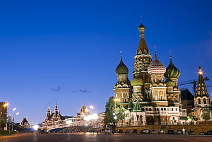 St. Basil cathedral, cityscape, Russia, Moscow HD wallpaper