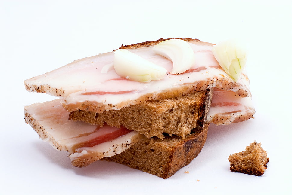 banana cake with ham and garlic HD wallpaper