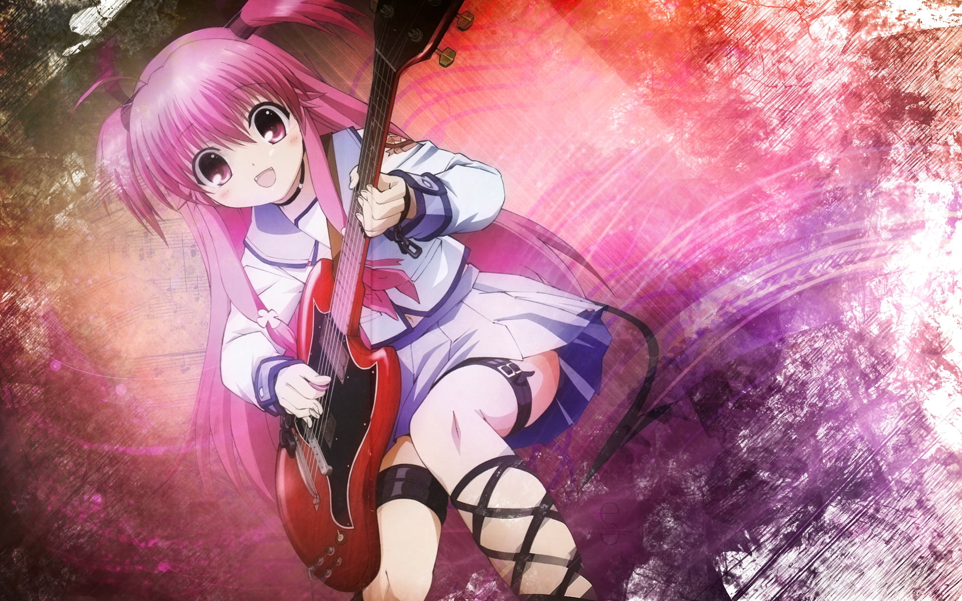 Yui From Angel Beats Hd Wallpaper Wallpaper Flare