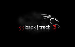 Back Track 3 poster, Linux, dark