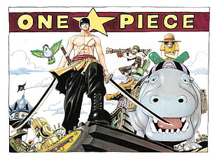 One Piece wallpaper, One Piece, Roronoa Zoro, Usopp, Monkey D. Luffy