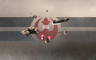 Star Wars Logo, Star Wars, Rebels, science fiction, movies HD wallpaper