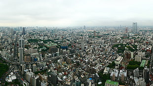 photo of top view of city during day timne