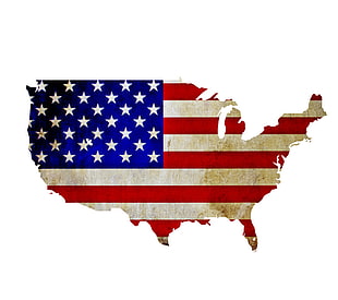 US flag illustration HD wallpaper