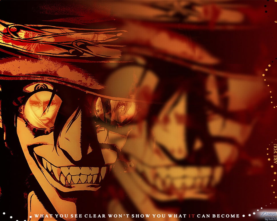 One Piece digital wallpaper, Alucard, Hellsing, anime HD wallpaper
