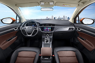 Honda interior during daytime