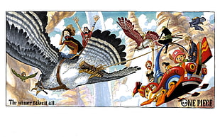 One Piece poster, One Piece, anime, Monkey D. Luffy, Usopp HD wallpaper