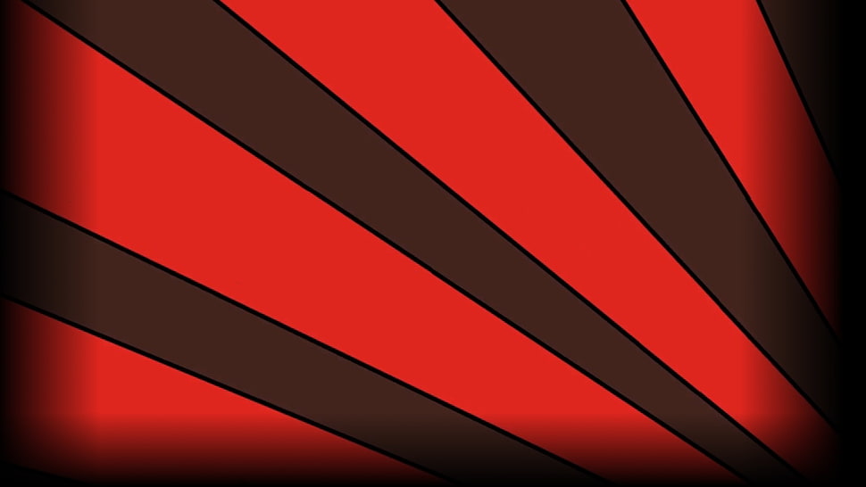 black and red striped artwork, abstract, simple, simple background HD wallpaper