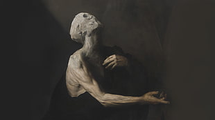 statue of man photo