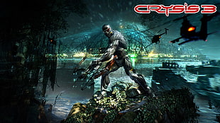 Crysis 3 game cover, Crysis 3, video games, digital art, artwork
