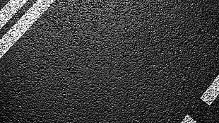 black asphalt surface