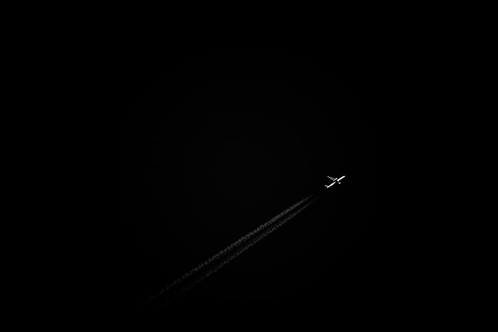 space shuttle, dark, minimalism, vehicle, aircraft HD wallpaper