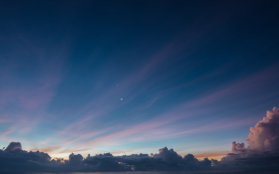 sky and clouds, sky, clouds, sunset HD wallpaper