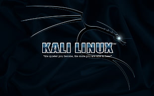 black and white Adidas crew-neck shirt, Kali Linux HD wallpaper