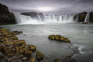 waterfalls photography HD wallpaper