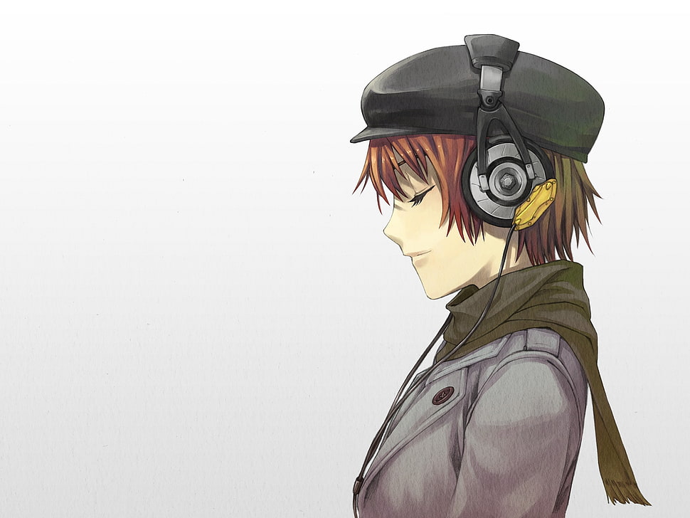 Anime character wearing headphones HD wallpaper | Wallpaper Flare
