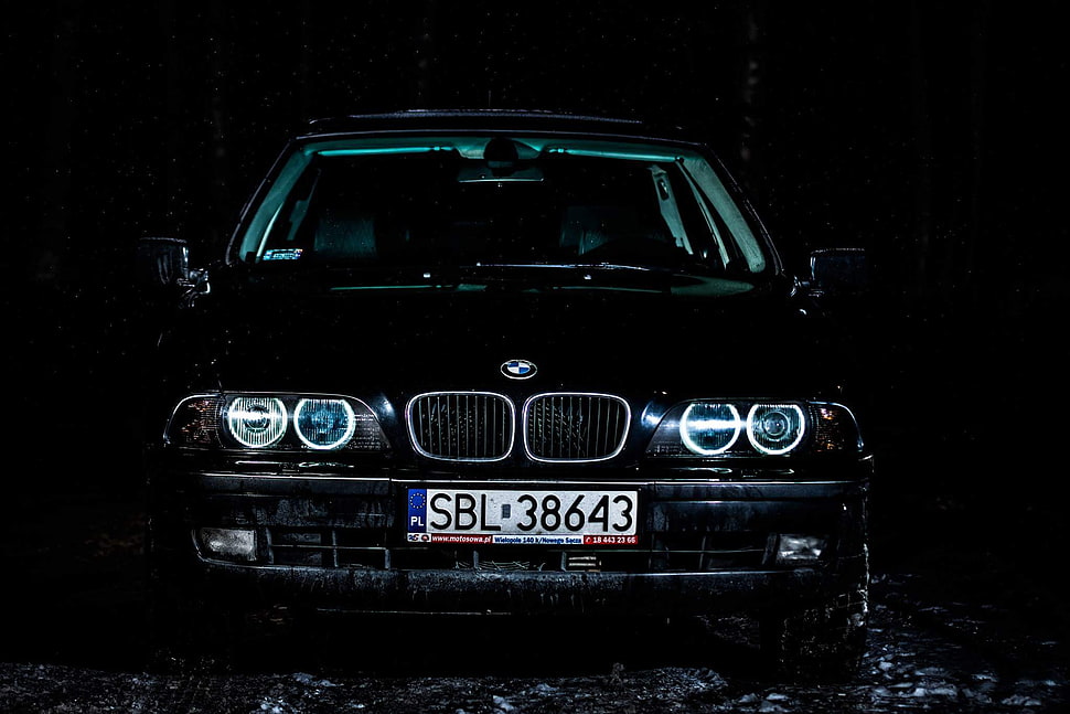 black Mercedes-Benz car scale model, BMW, E 39, 530d, BMW M5 E39 HD wallpaper