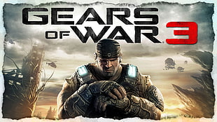 Gears of War 3 game advertisement HD wallpaper