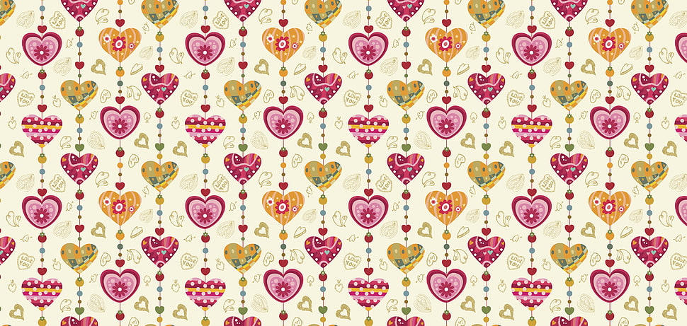 Heart,  Pattern,  Background,  Texture HD wallpaper