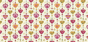 Heart,  Pattern,  Background,  Texture HD wallpaper