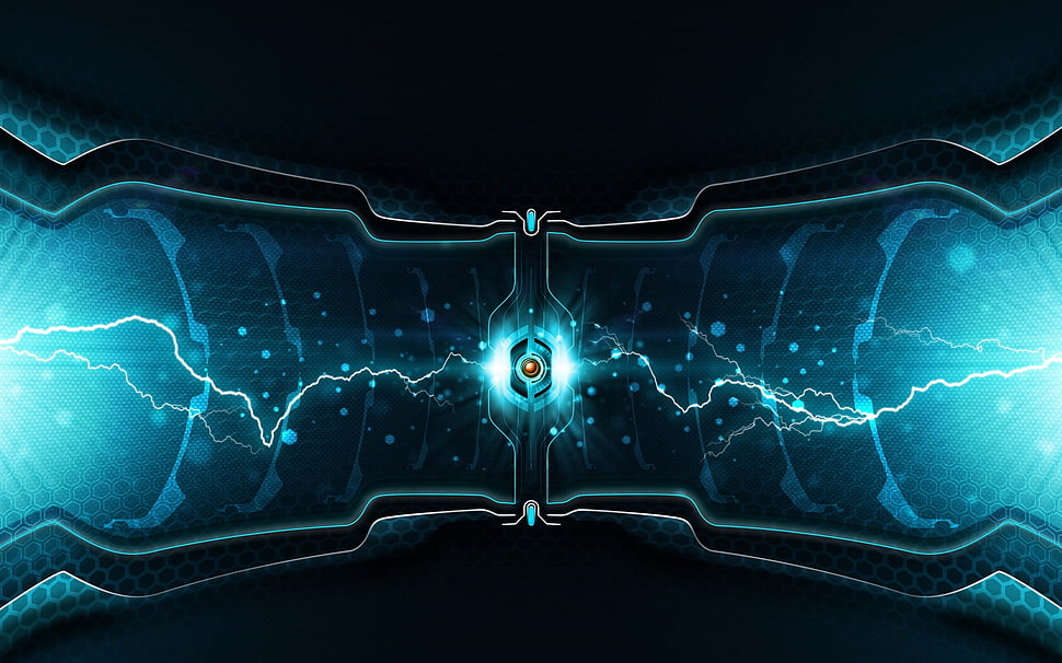 electric illustrations HD wallpaper