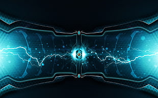 electric illustrations HD wallpaper