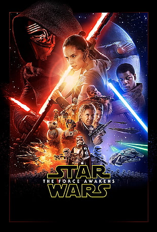 Star Wars The Force Awakens poster, Star Wars: The Force Awakens, Star Wars