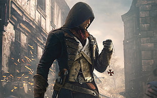 Assassin's Creed poster, Assassin's Creed:  Unity, Arno Dorian, Paris, video games HD wallpaper