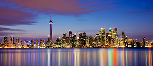 cityscape photo of Canada skyline, Toronto, city, cityscape, reflection HD wallpaper