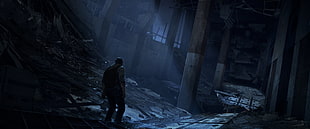 men's black tank top, The Last of Us, concept art, video games, artwork