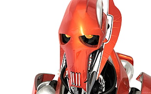 orange and silver robot, Star Wars, General Grievous, grievous