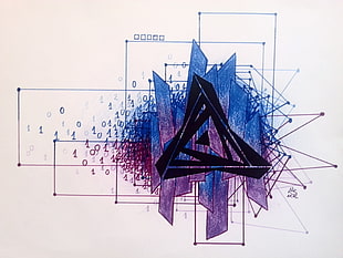 abstract painting, abstract, drawing, artwork, geometry