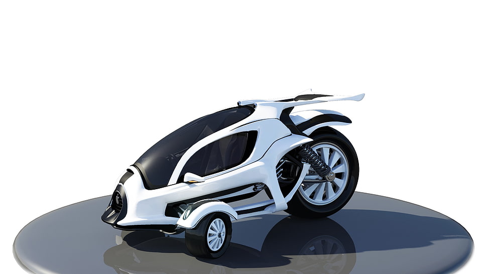 white and black plastic motor toy HD wallpaper
