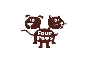 Four Paws illustration HD wallpaper