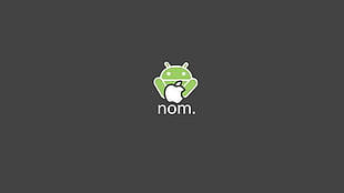 Nom Android logo HD wallpaper