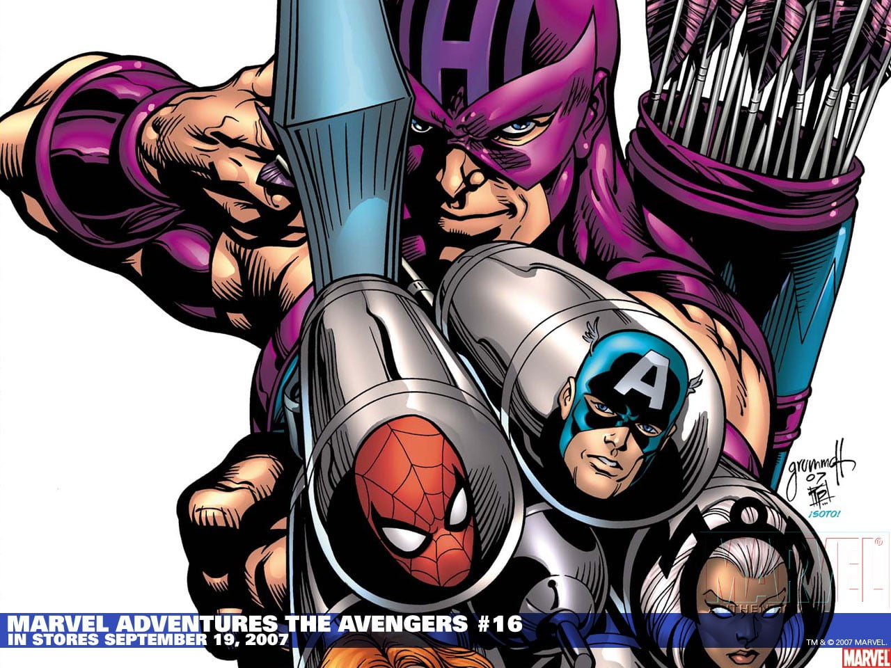 Marvel Adventures The Avengers wallpaper, Marvel Comics, movies, Captain America, Spider-Man