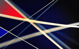 black, white and red abstract digital wallpaper