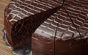 round chocolate cake