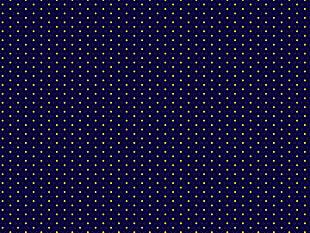 blue and yellow polka dot illustration