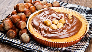 almonds and chocolate, food