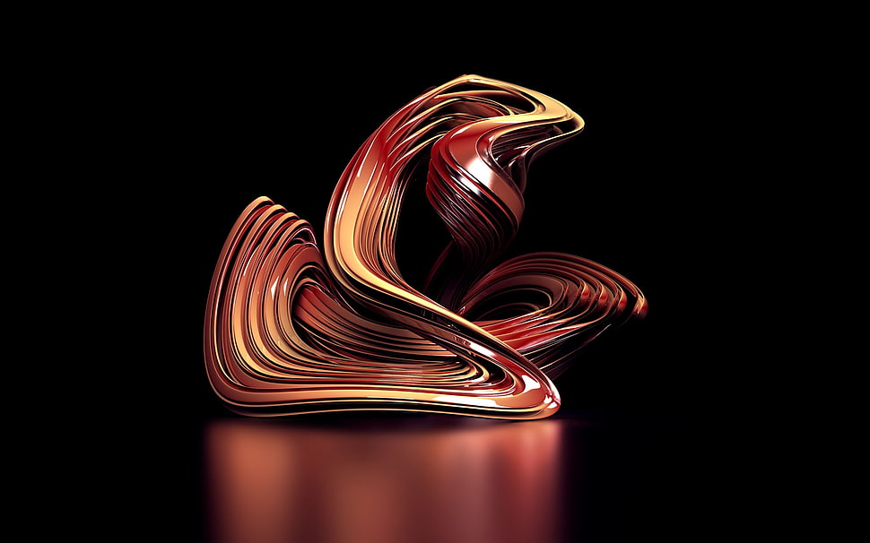 Iron,  Black,  Brown,  Shape HD wallpaper