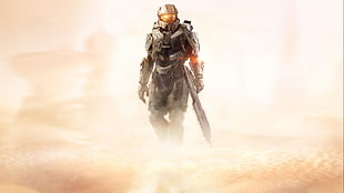 Halo game digital wallpaper