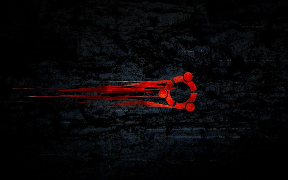 red round logo HD wallpaper
