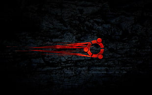 red round logo HD wallpaper