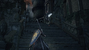 game application screenshot, Dark Souls III, dungeon, dark, souls