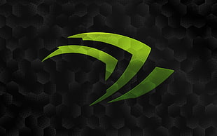 green logo, Nvidia, gamers HD wallpaper